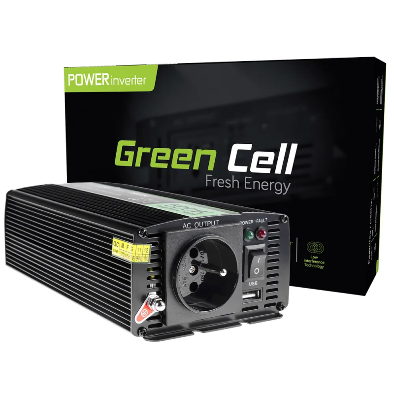 Convertitore green cell invertitore di potenza per auto 230v 1000w