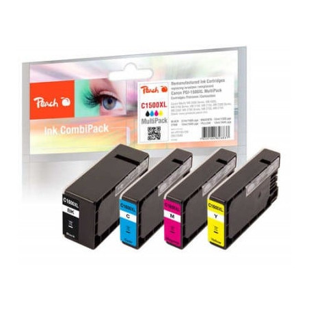 Cartuccia peach pgi-1500 xl nero/turchese/magenta/giallo [319385