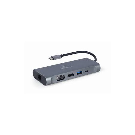 Adattatore multiporta gembird a-cm-combo7-01 usb tipo-c