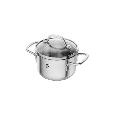 Pentola zwilling bassa con coperchio 800ml acciaio/vetro [66652-120-0]