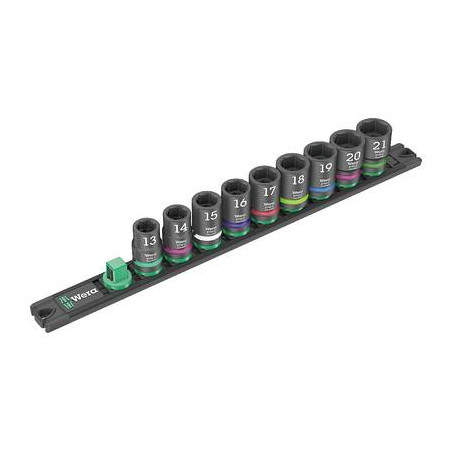 Set di chiavi wera c impaktor 05005490001 a bussola multicolore [05005490001]