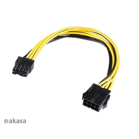 Cavo akasa 12v atx 8pin 200mm [ak-cbpw23-20]