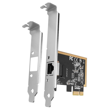 Scheda di rete axagon pcie 1x porta gigabit ethernet (rj-45)