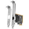 Scheda di rete axagon pcie 1x porta gigabit ethernet (rj-45)