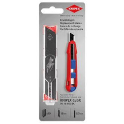 Lama di ricambio knipex 18mm per cutix 90 10 165 bk 10pz [90 10 165
