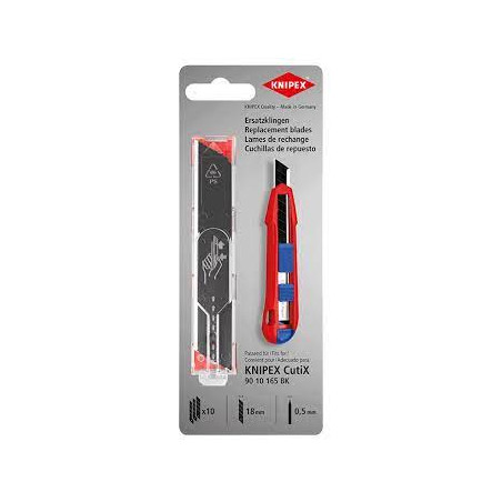 Lama di ricambio knipex 18mm per cutix 90 10 165 bk 10pz [90 10 165