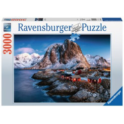 Puzzle ravensburger hamnoy - isole lofoten 3000pz [17081]