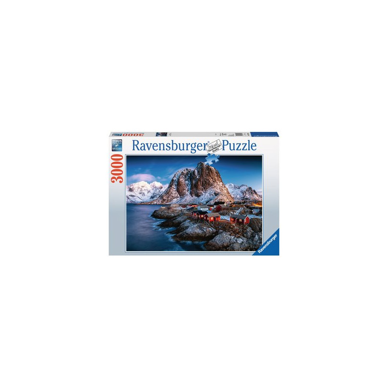 Puzzle ravensburger hamnoy - isole lofoten 3000pz [17081]