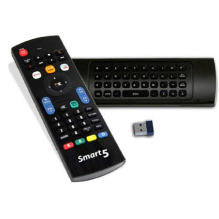 Telecomando universale g.b.s. smart 5 per tv con tastiera e mouse