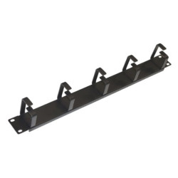 Pannello passacavi link per armadi rack 19'' 1u nero [lkorg1un]