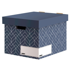 Scatola archivio fellowes urban in cartone blu [4483701]