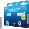 Set batterie panasonic eneloop 8x aa da 2000mah ni-mh [bk-3mcde/8be]