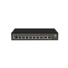 Switch level one fast ethernet poe 10 porte 100/1000mbits nero [fgp-1031]