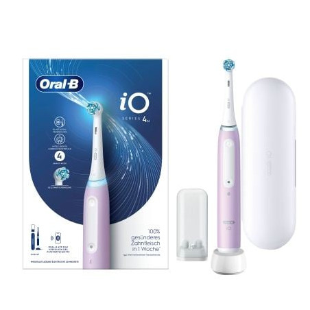 Spazzolino elettrico braun oral-b io series 4 + custodia da viaggio