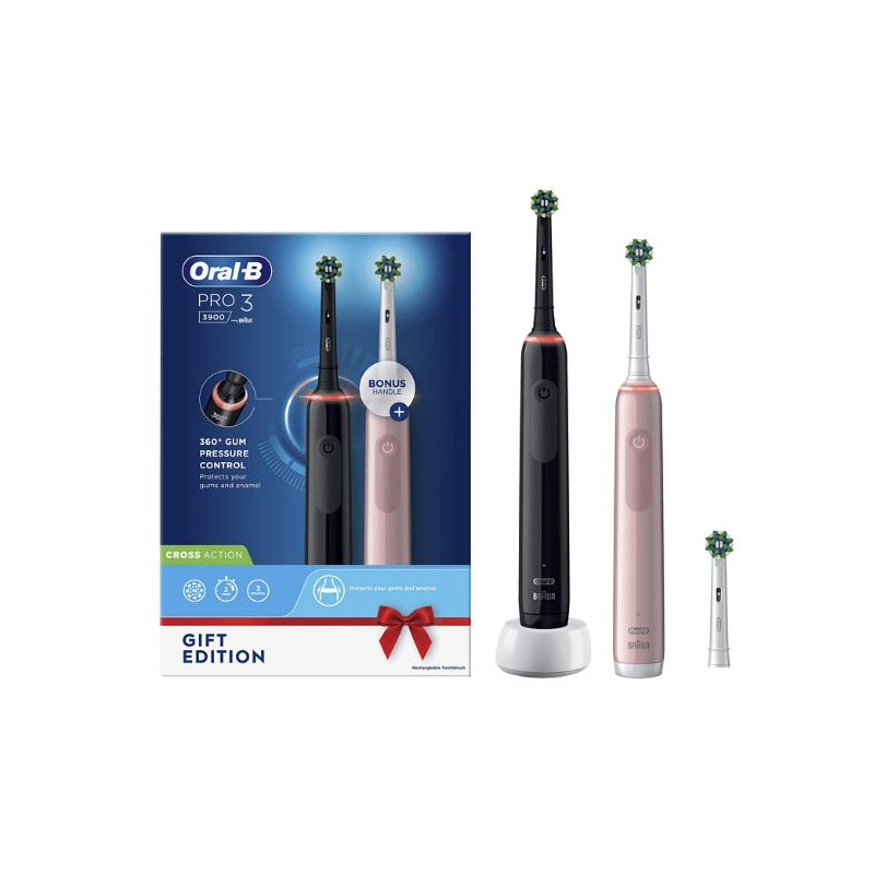 Spazzolino elettrico braun oral-b pro 3 3900n gift edition jas22