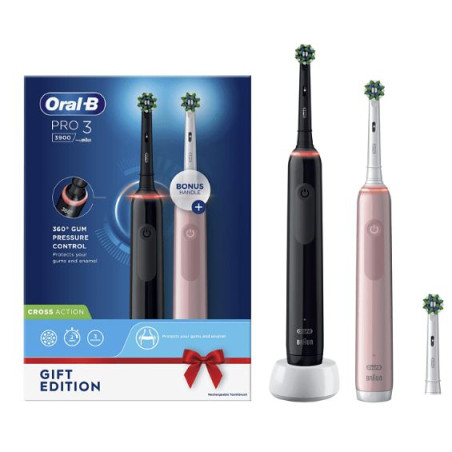 Spazzolino elettrico braun oral-b pro 3 3900n gift edition jas22