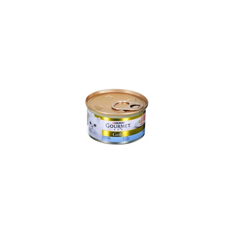 Mangime completo purina nestle gourmet gold mousse al tonno per gatto