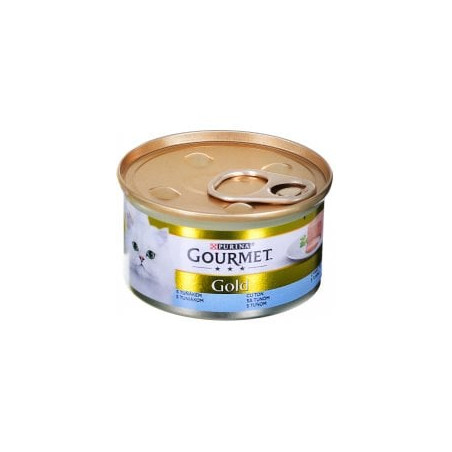 Mangime completo purina nestle gourmet gold mousse al tonno per gatto