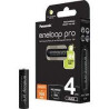 Pila alcalina panasonic eneloop pro aaa 930mah 4 pz nero [bk-4hcde/4be]