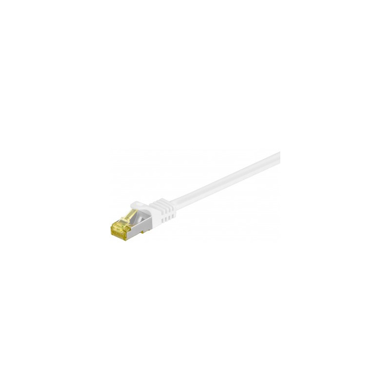 Cavo di rete goobay rj-45 cat7 s/ftp 3m bianco [91094]