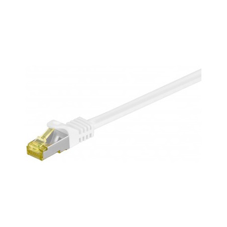 Cavo di rete goobay rj-45 cat7 s/ftp 3m bianco [91094]