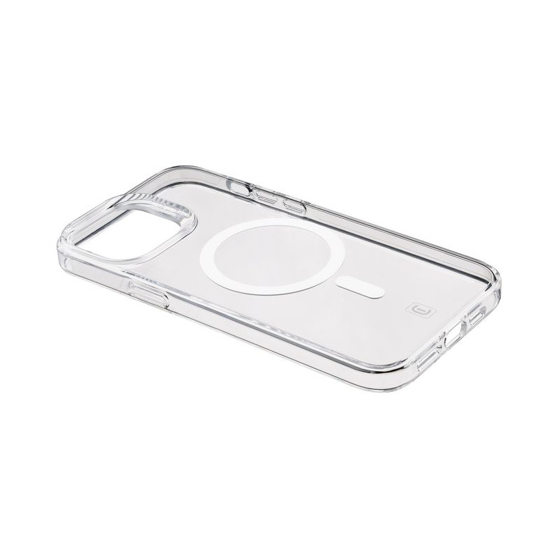 Custodia cellularline gloss mag per iphone 14 pro trasparente
