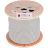 Cavo di rete in matassa techly f/utp cat.5e lszh 4x2x24awg 305m grigio