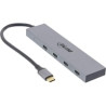 Hub usb inline usb-c 3.2 gen.2 4porte/10gb/s/grigio [35392b]