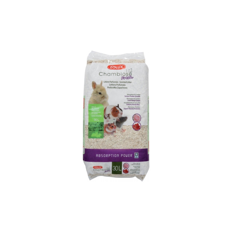 Lettiera per coniglio zolux chambiose nature 30l