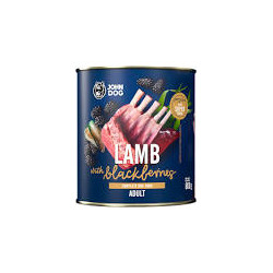 Mangime umido john dog agnello ai frutti di bosco con more per cani