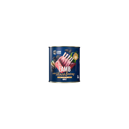 Mangime umido john dog agnello ai frutti di bosco con more per cani