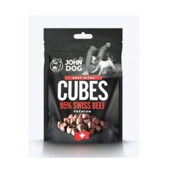 Cibo secco john dog soft bites cubetti di manzo dolcetto per cani