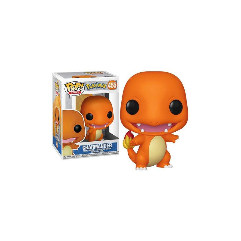 Figurina funko pop pokemon charmander 455 9cm multicolore