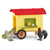 Set da gioco schleich playset pollaio mobile 42572 [42572]