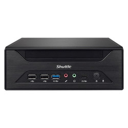 Barebone shuttle slim xh610 lga 1700 nero [xh610]