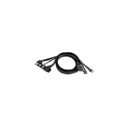 Cavo silverstone sst-g11313530-rt usb typo-c nero [sst-g11313530-rt]