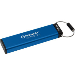 Pen drive 16gb kingston ironkey keypad 200 usb 3.2 gen1 aes 256bit