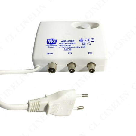 Amplificatore segnale antenna nuova videosuono amp20 da interno per