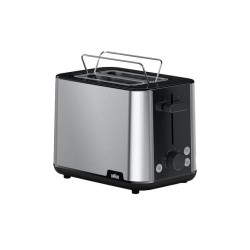 Tostapane braun purshine ht1510bk 900 w 6pz nero/acciaio inossidabile