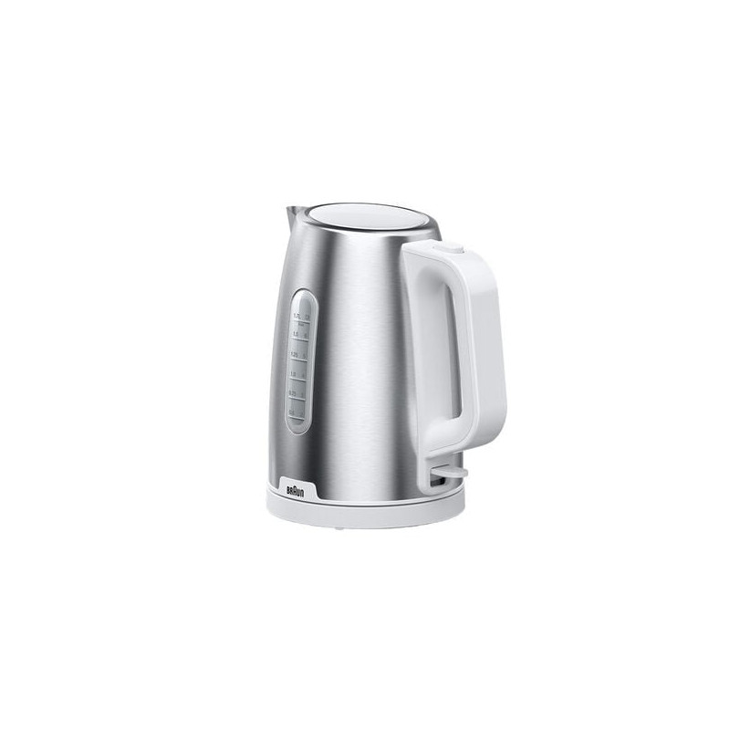 Bollitore elettrico braun wk 1500 1.7l 2200w acciaio inossidabile/bianco