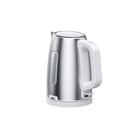 Bollitore elettrico braun wk 1500 1.7l 2200w acciaio inossidabile/bianco
