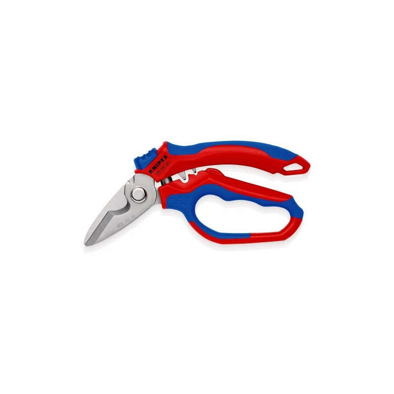 Forbici per elettricisti knipex angolate 160mm/blu/rosso [95 05 20