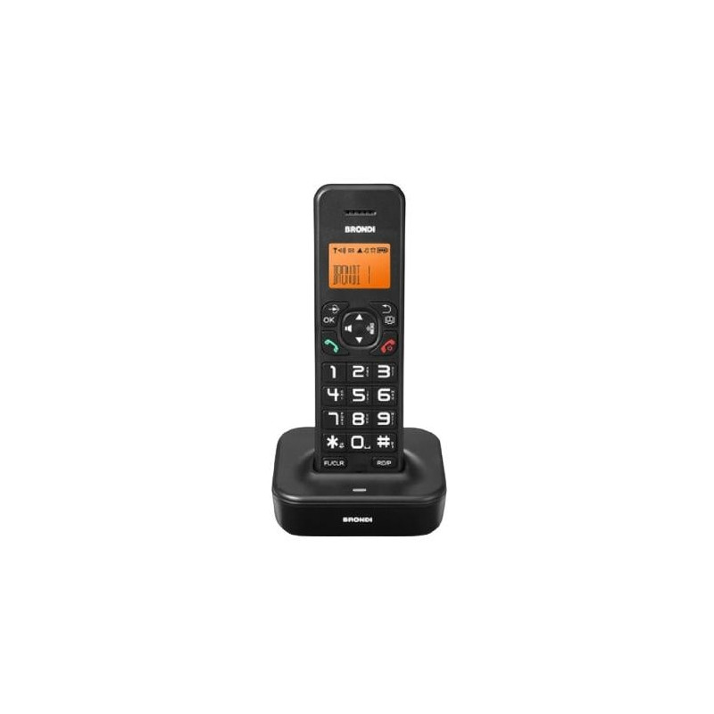 Telefono cordless brondi bravo moon nero [10279020]