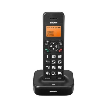 Telefono cordless brondi bravo moon nero [10279020]