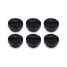 Vite di bloccaggio alphacool ghiacciolo 18x9.5mm 6pz nero [17622]