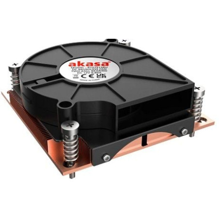 Dissipatore cpu akasa ak-cc7401bt01 1u low profile sockel lga