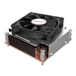 Dissipatore cpu akasa low profile sockel lga 1700 2u nero/argento/rame