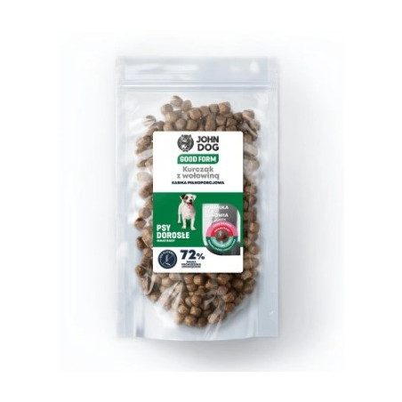 Cibo secco john dog good form per cani adulti di taglia piccola pollo