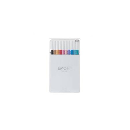 Pennarelli osama emott 0.4mm 10 colori soft pastel n. 02 10pz [mpem-sy-10c2]