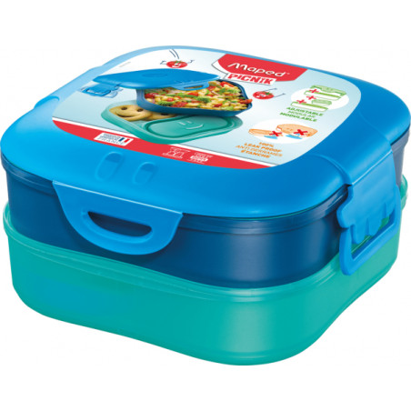 Contenitore per alimenti maped picnik 3in1 blu [870703]